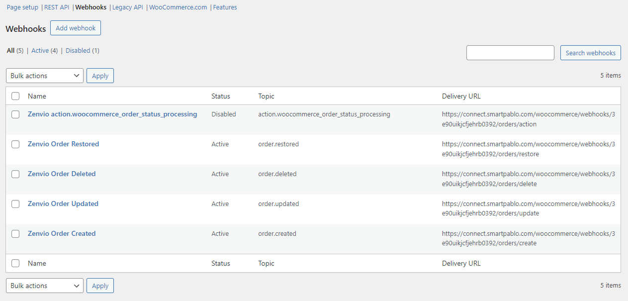 WooCommerce Settings